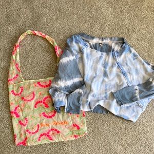 Free People dolman pullover cropped sweatshirt s